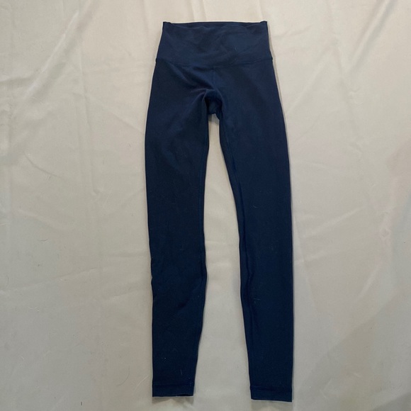 lululemon athletica Pants - LULULEMON navy blue leggings high rise size 4